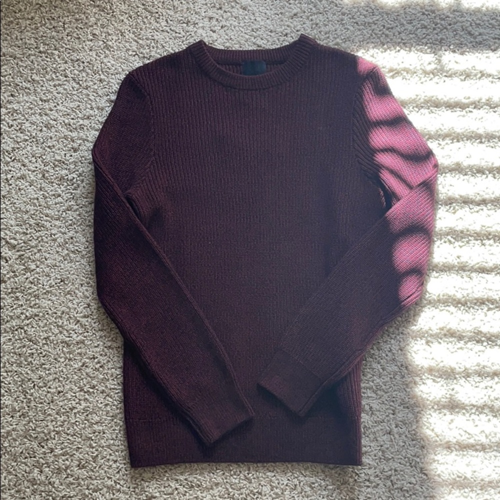 Maroon Knit Sweater